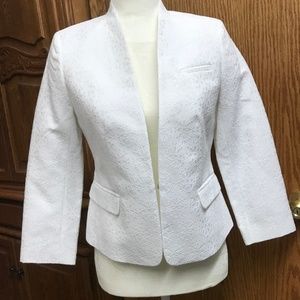 Ann Taylor 4P white blazer NWT